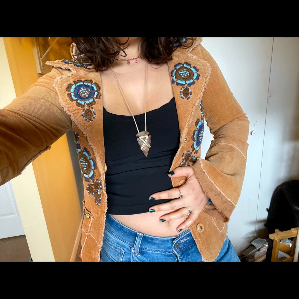 Johnny Was Joystick Embroidered Jacket Size Small
